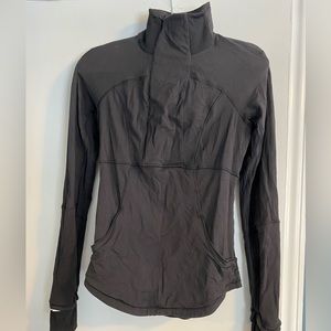 Black Lululemon Running 1/4 Zip